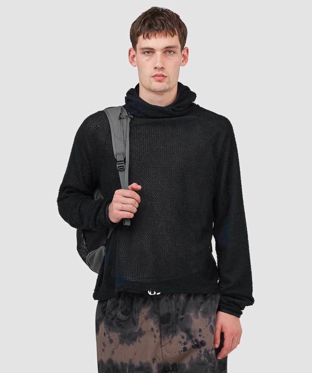 Purple Mountain Observatory Polartec Alpha Balaclava Hoodie In Black