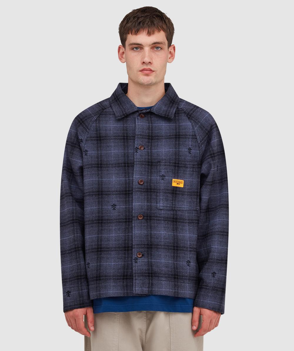 Service Works Thistle Plaid Foh Jacket (Black - Xl) - Size XL, Male