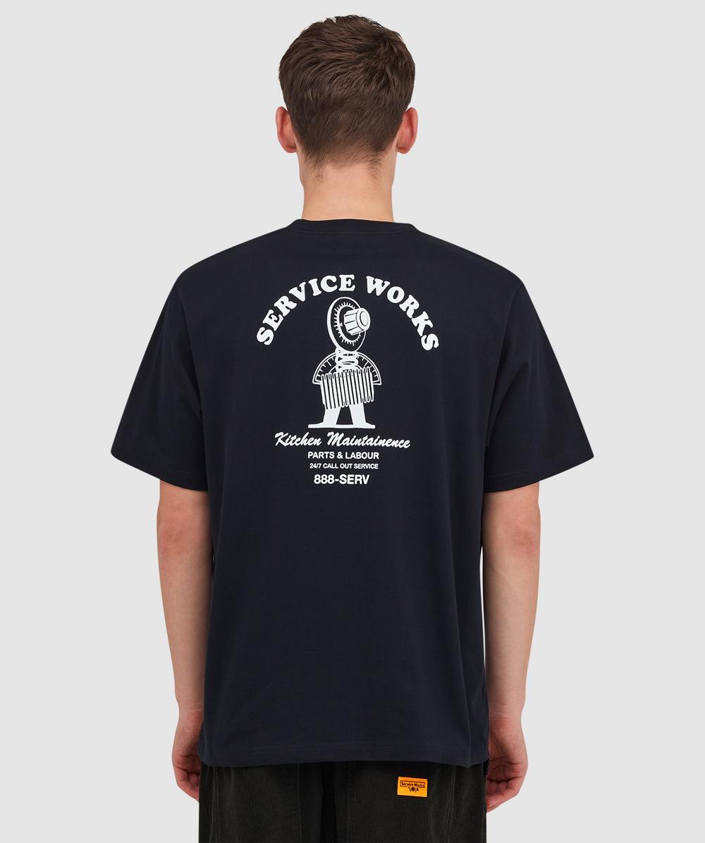 Service Works Maintenance T-shirt In Black