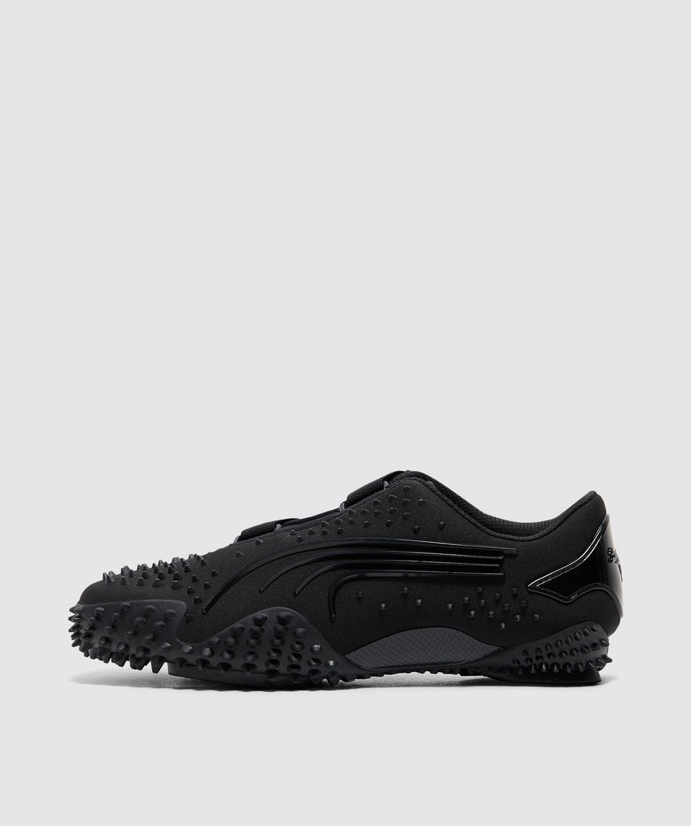Puma Men's Black Mostro Spikes Sneaker (Puma - Silver - 9) - Size 9