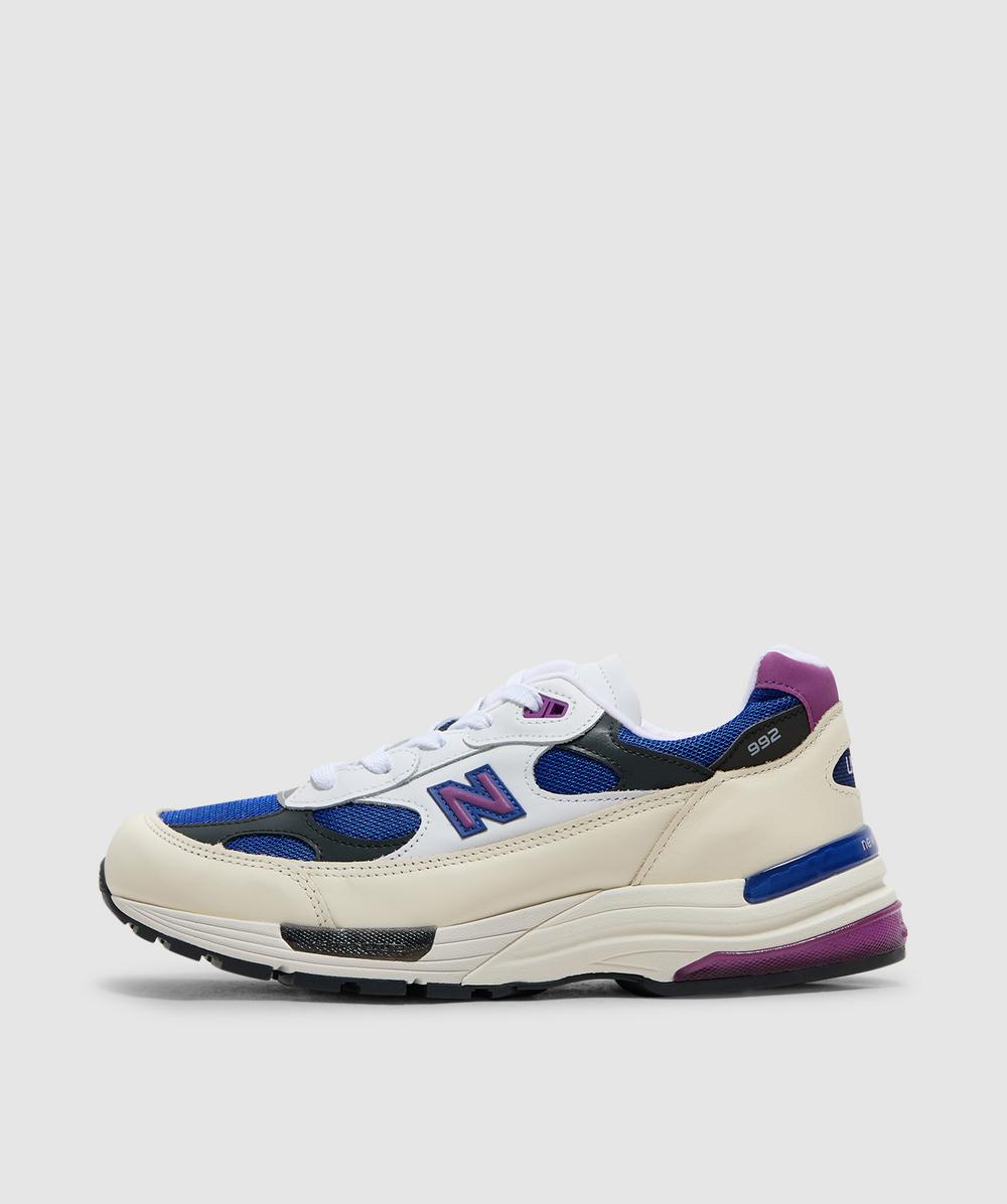 New Balance MIUS 992 sneaker | WHITE/BLUE/PURPLE | SEVENSTORE