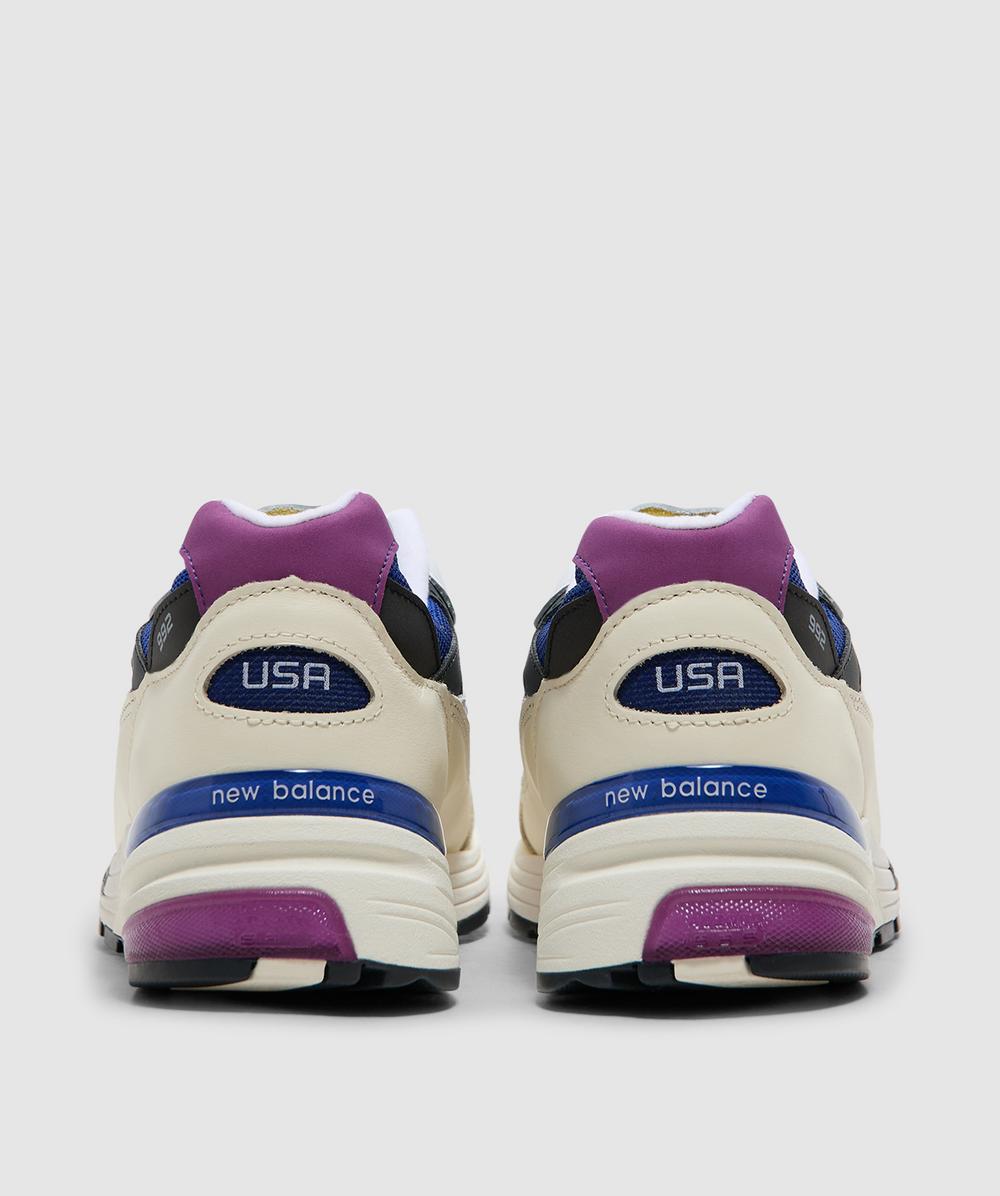 New Balance MIUS 992 sneaker | WHITE/BLUE/PURPLE | SEVENSTORE