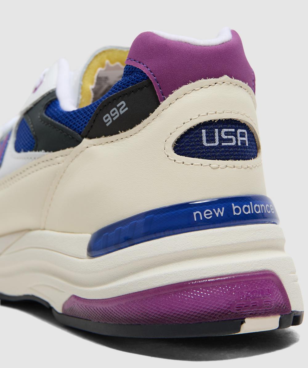 New Balance MIUS 992 sneaker | WHITE/BLUE/PURPLE | SEVENSTORE
