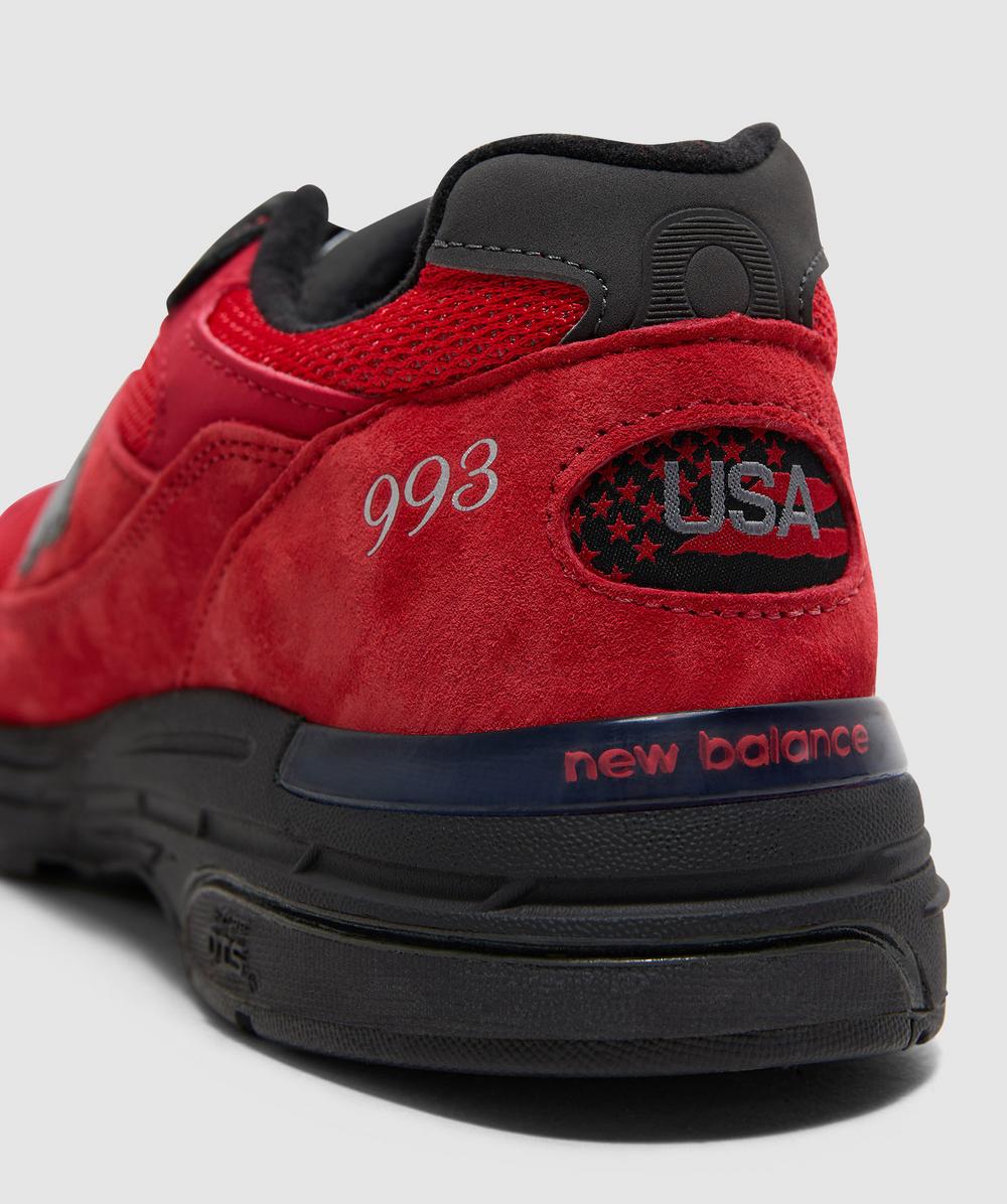 New Balance MIUS 993 sneaker | RED/BLACK | SEVENSTORE