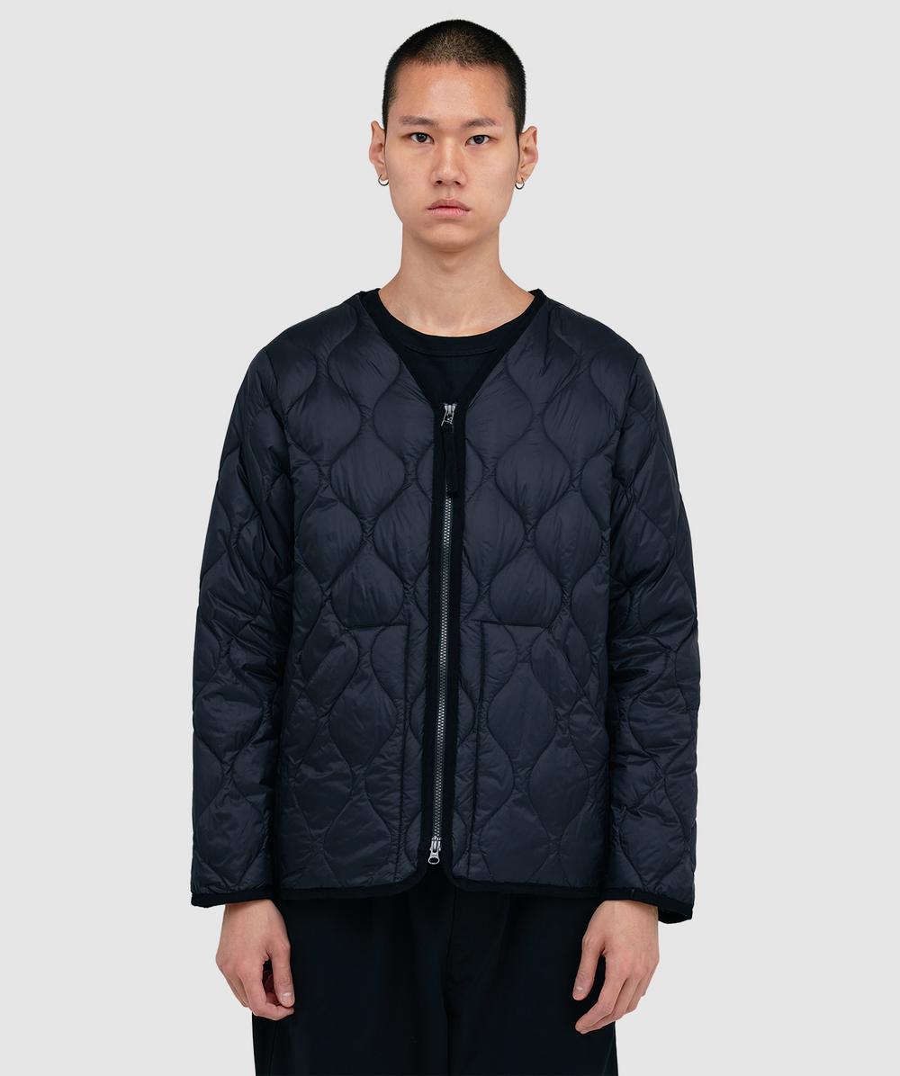 Taion Military V-neck Soft Shell Jacket In Black