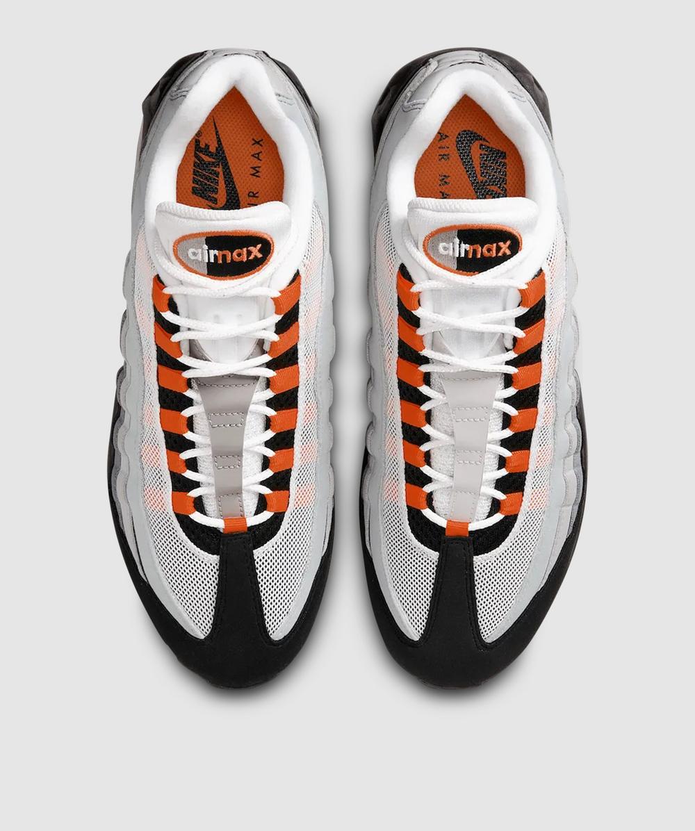 air max 95 orange and white