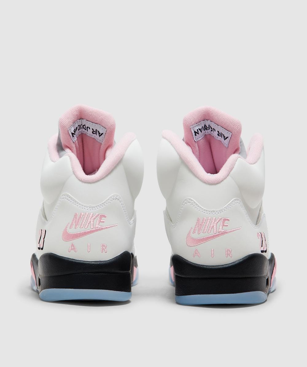 jordan 5 retro white pink red