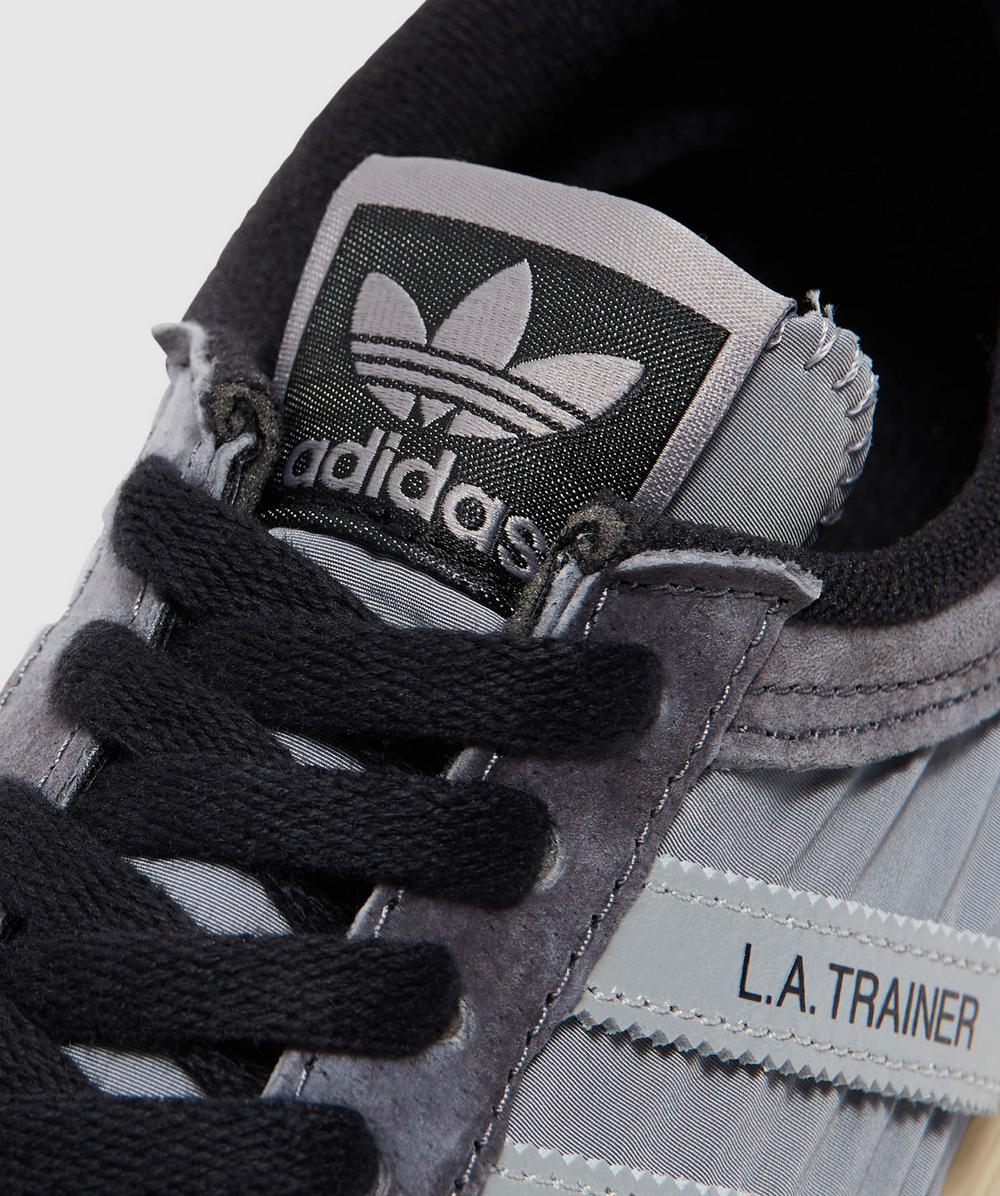 adidas gazelle silver green womens ADIDAS ORIGINALS Men's Brown LA TRAINER OG Sneakers  Pavidas