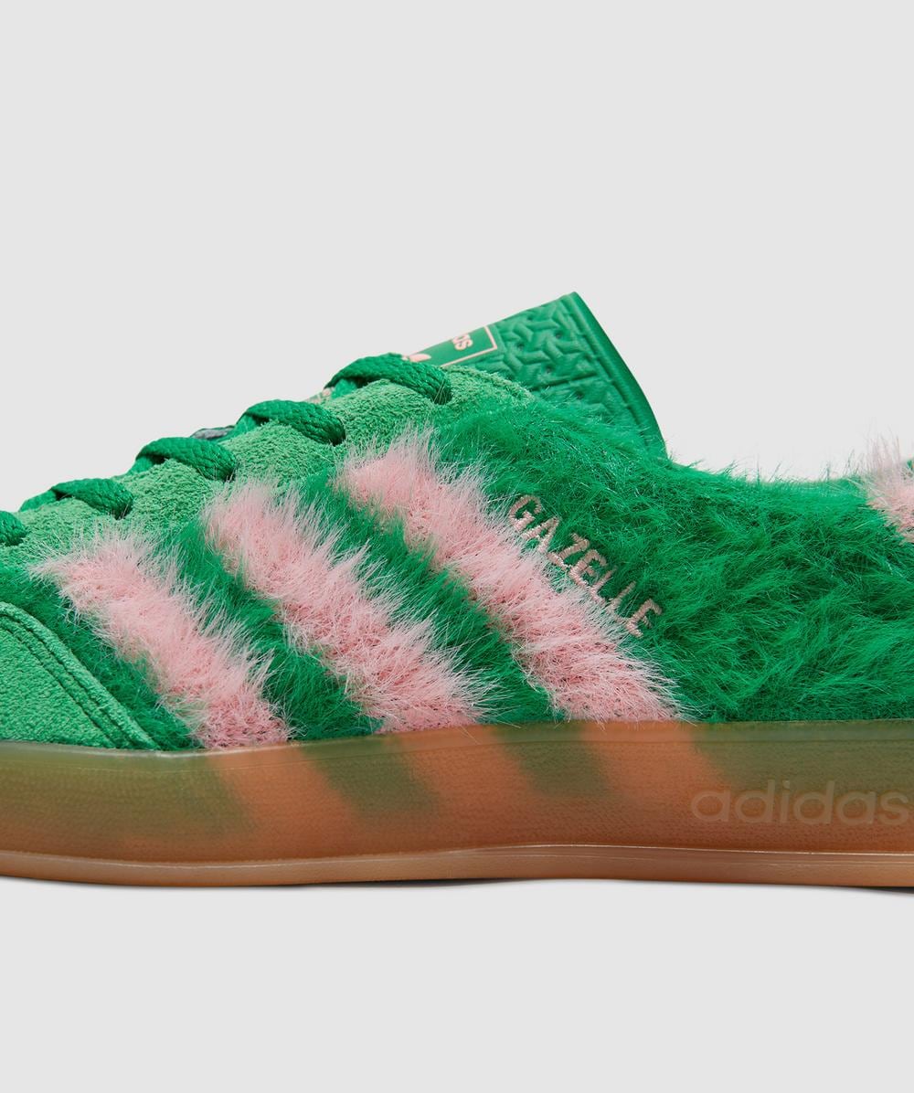 adidas gazelle silver green womens Adidas Originals Gazelle Indoor Collegiate Green/Cloud White – MILK STORE main image 1