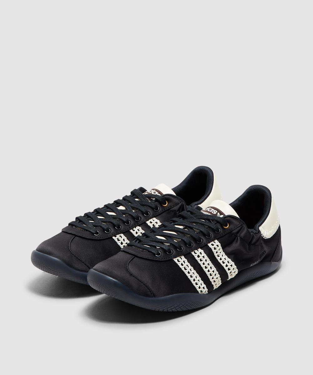 adidas Originals by Wales Bonner Karintha lo satin sneaker | BLACK