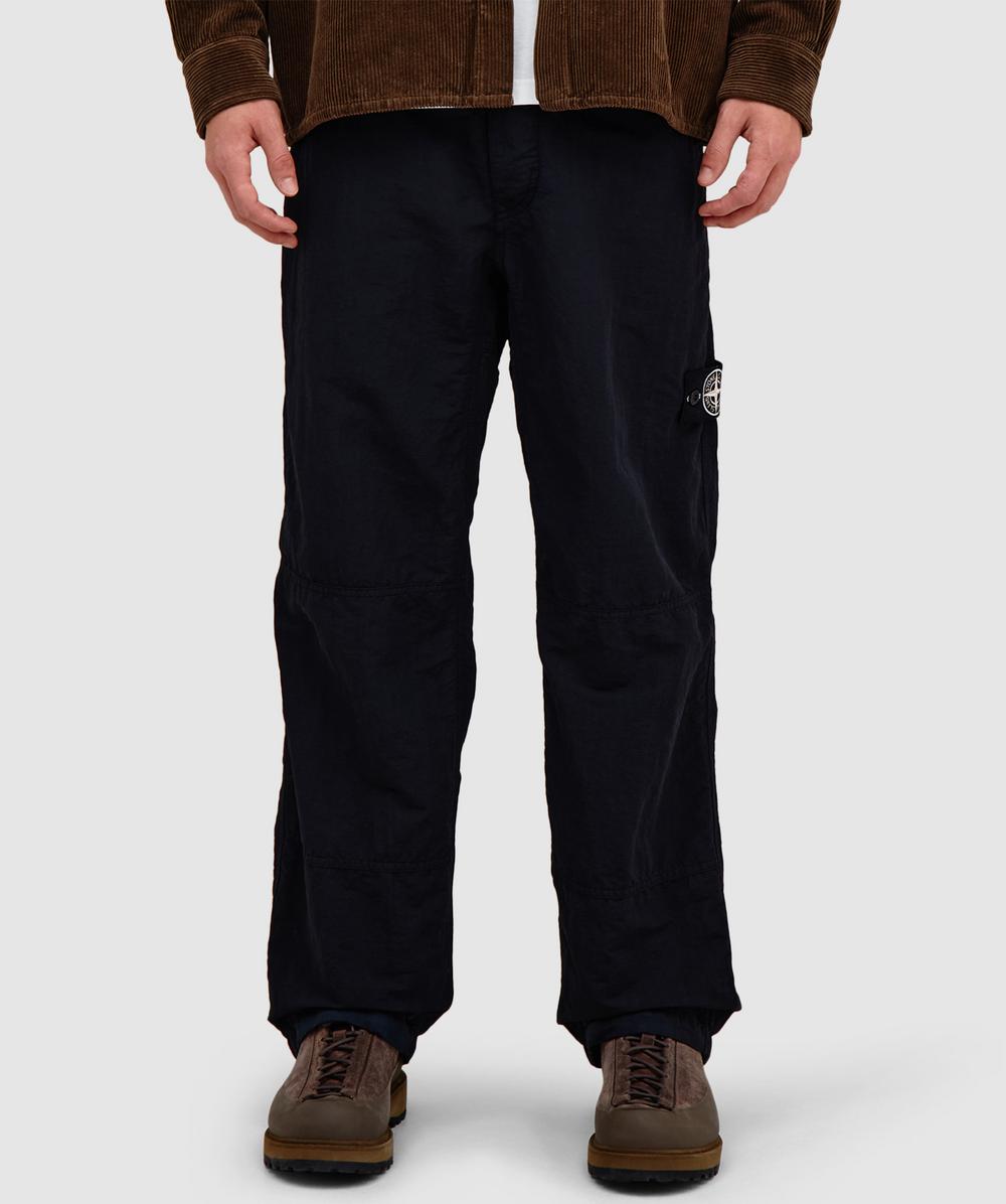 Stone Island Men's Black Naslan-Tc Corrosion Pant ( - 32) - Size 32