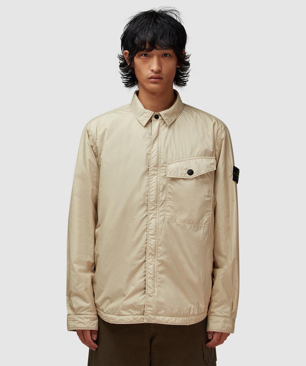 Stone Island Crinkle reps NY overshirt DESERT SEVENSTORE