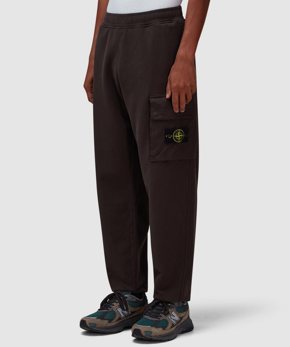 Stone Island Garment dyed sweat pant | LEAD GREY | SEVENSTORE
