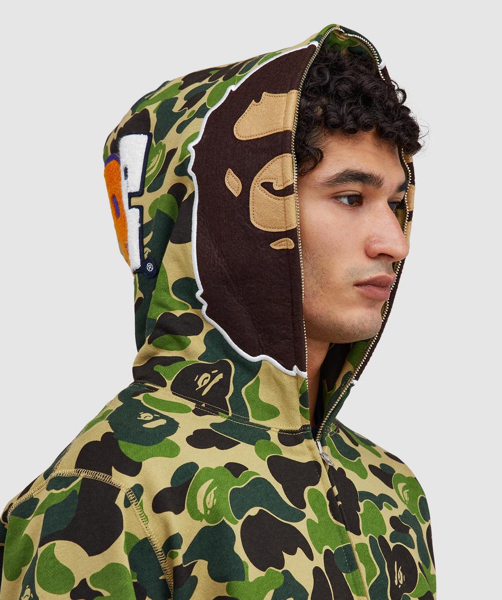 BAPE - A Bathing Ape ABC camo 2nd ape hoodie | GREEN | SEVENSTORE