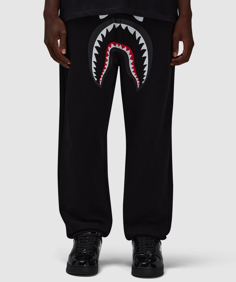Bape - A Bathing Ape Shark Relaxed Sweatpant In Black