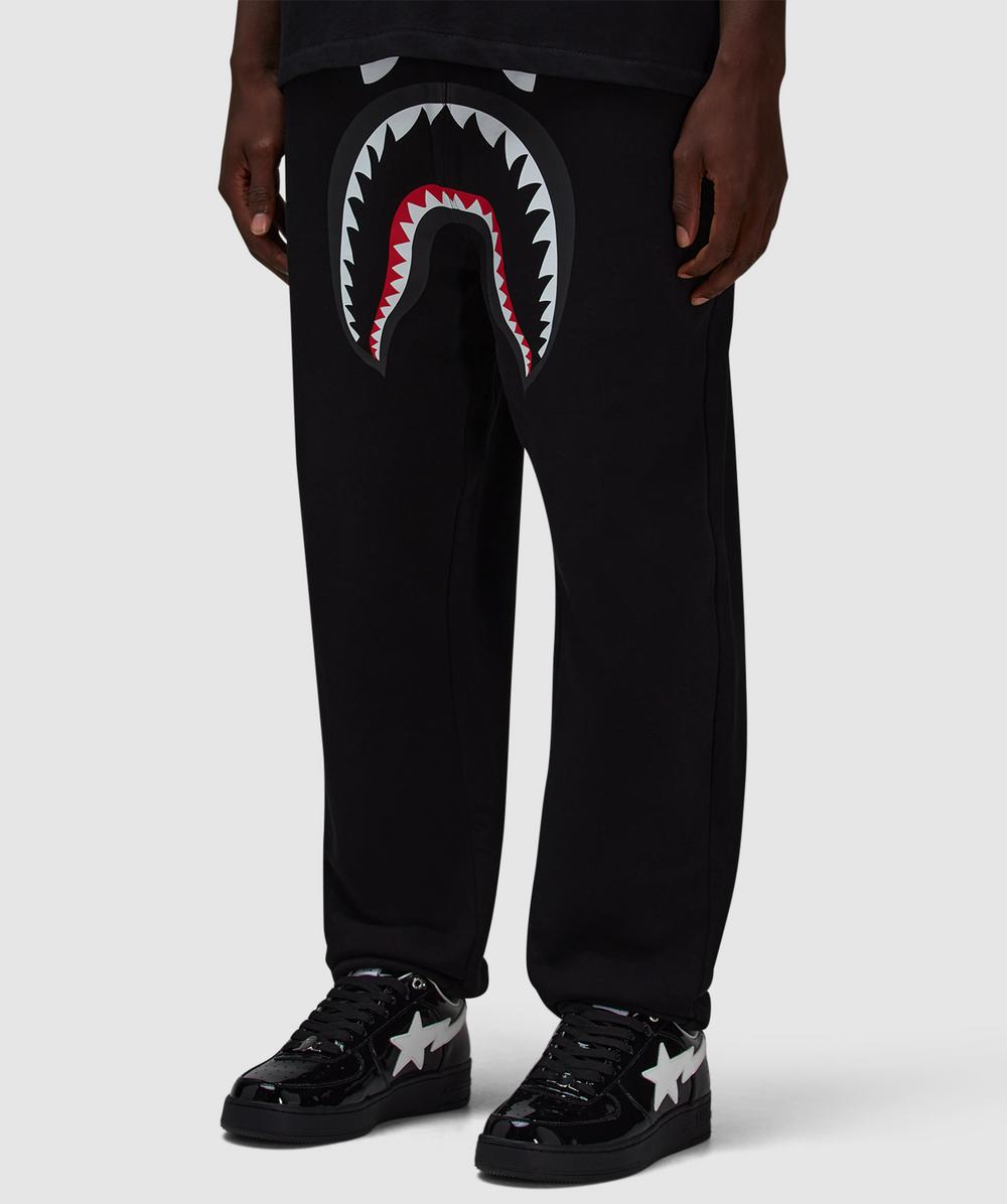 BAPE - A Bathing Ape Shark relaxed sweatpant | BLACK | SEVENSTORE