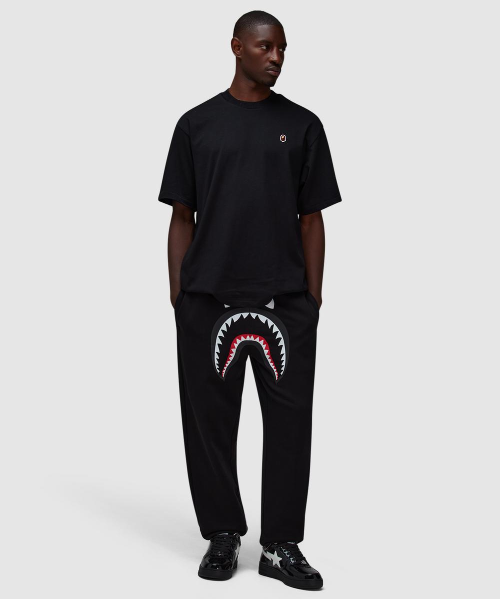 BAPE - A Bathing Ape Shark relaxed sweatpant | BLACK | SEVENSTORE