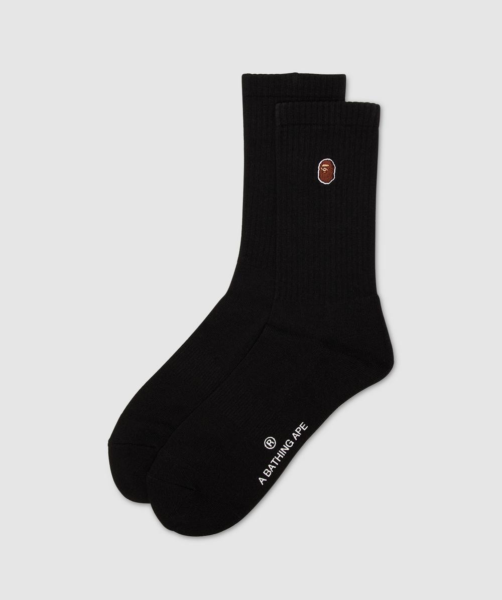 Bape - A Bathing Ape One Point Sock In Black