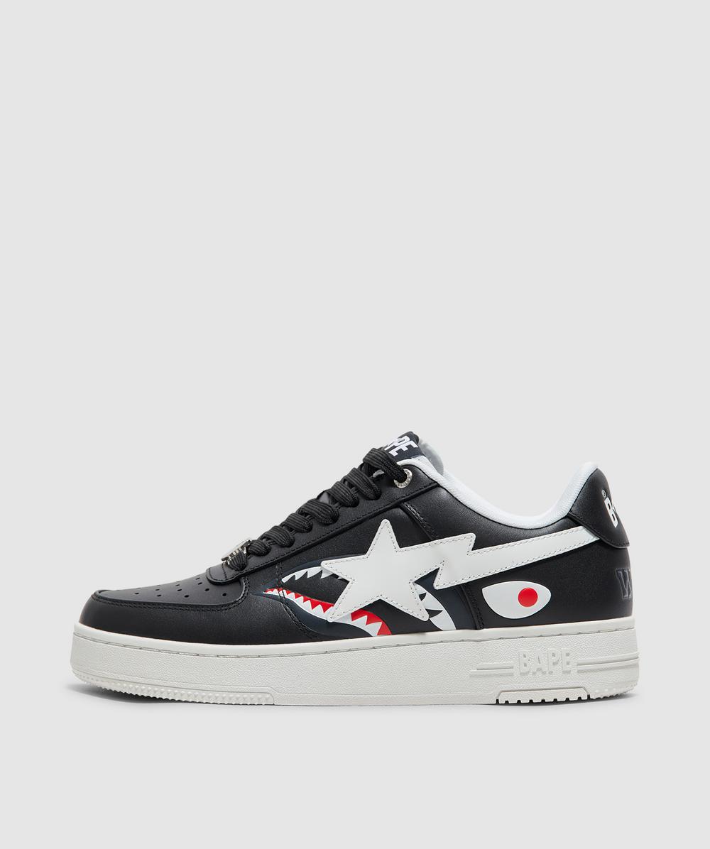 Bape - A Bathing Ape  Sta Shark #2 Sneaker In Black