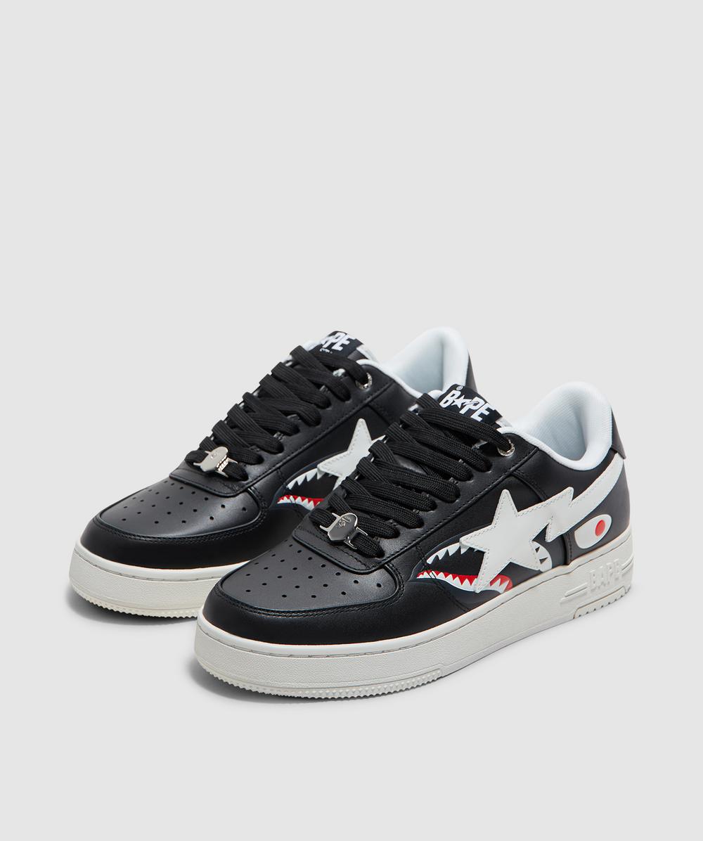 BAPE - A Bathing Ape BAPE STA shark #2 sneaker | BLACK | SEVENSTORE