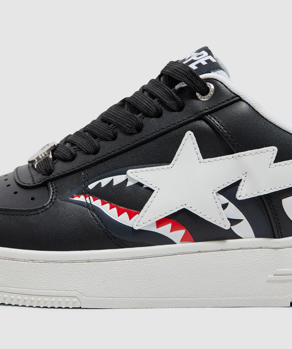 BAPE - A Bathing Ape BAPE STA shark #2 sneaker | BLACK | SEVENSTORE