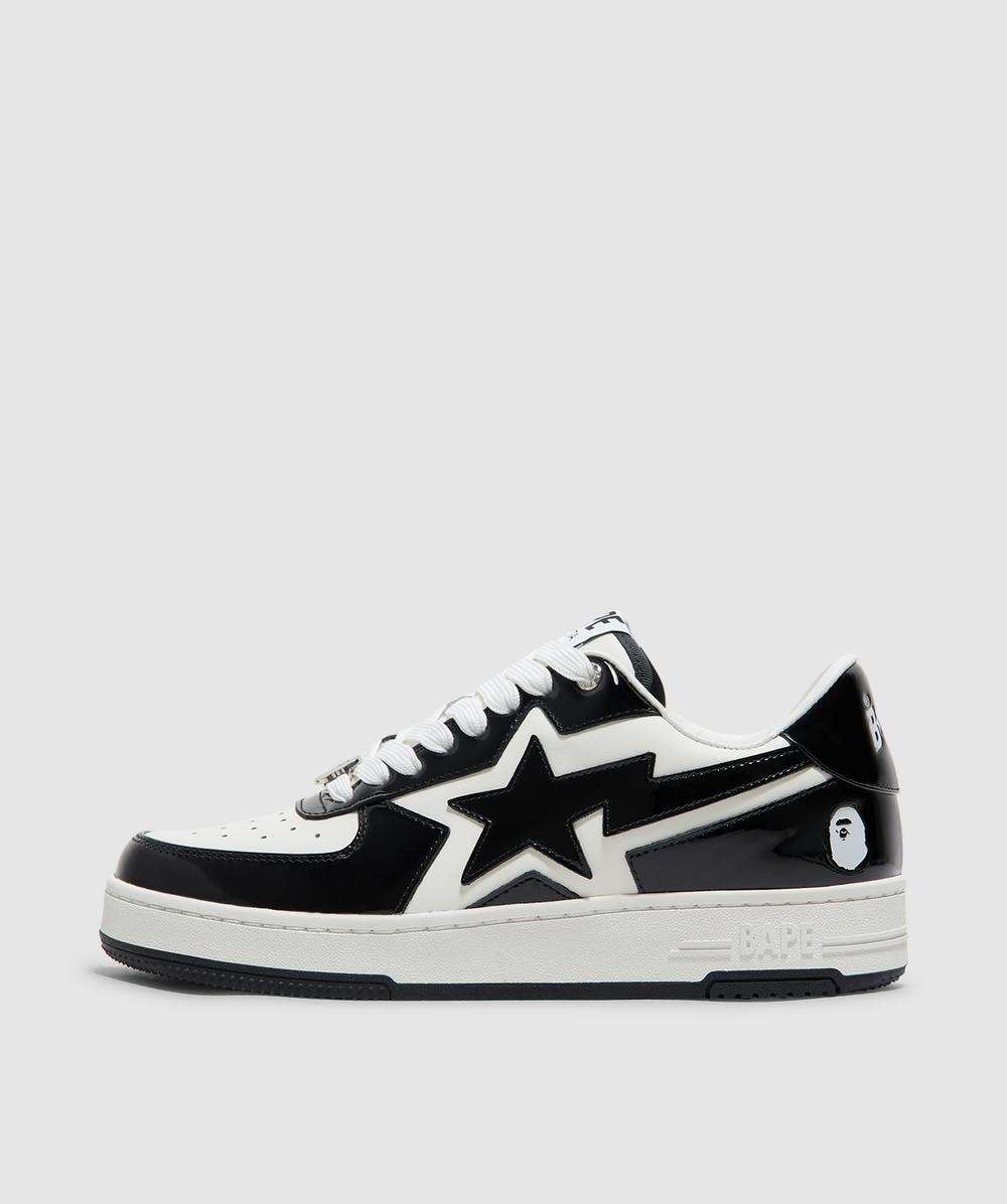 Bape - A Bathing Ape  Sta Icon #1 Sneaker In Black