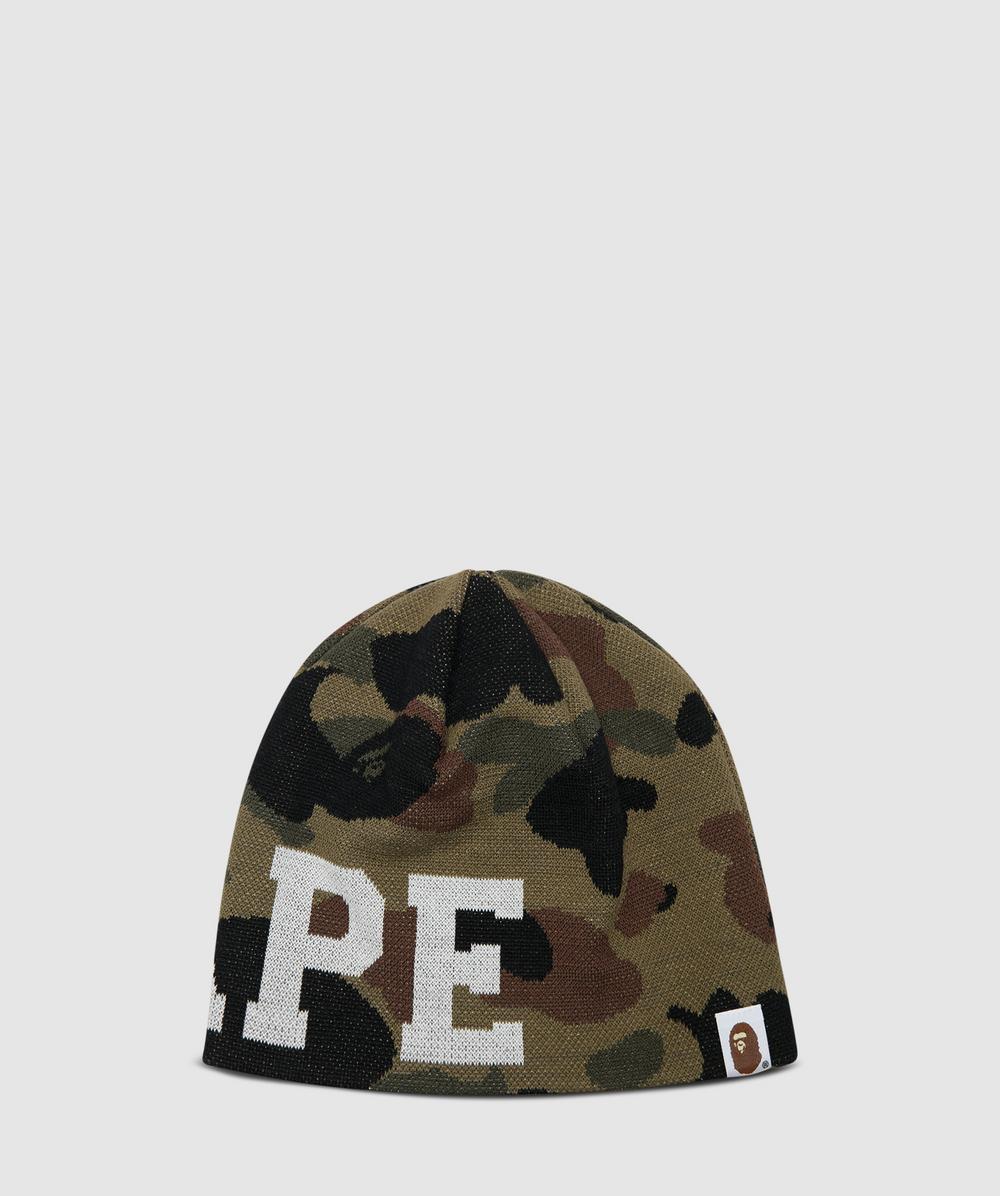 Bape - A Bathing Ape 1st Camo Knit Beanie In Multi