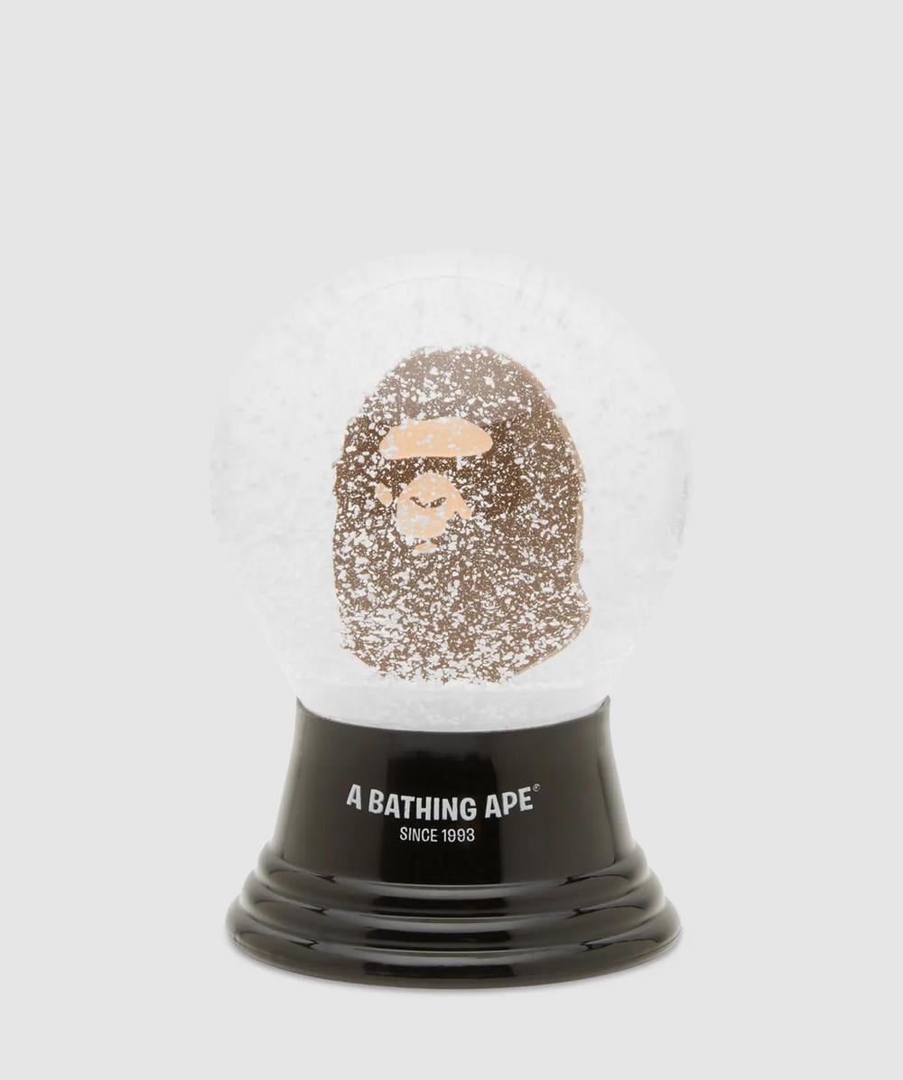 Bape - A Bathing Ape Unisex Brown Ape Head Snow Globe ( - One Size) - Size One Size