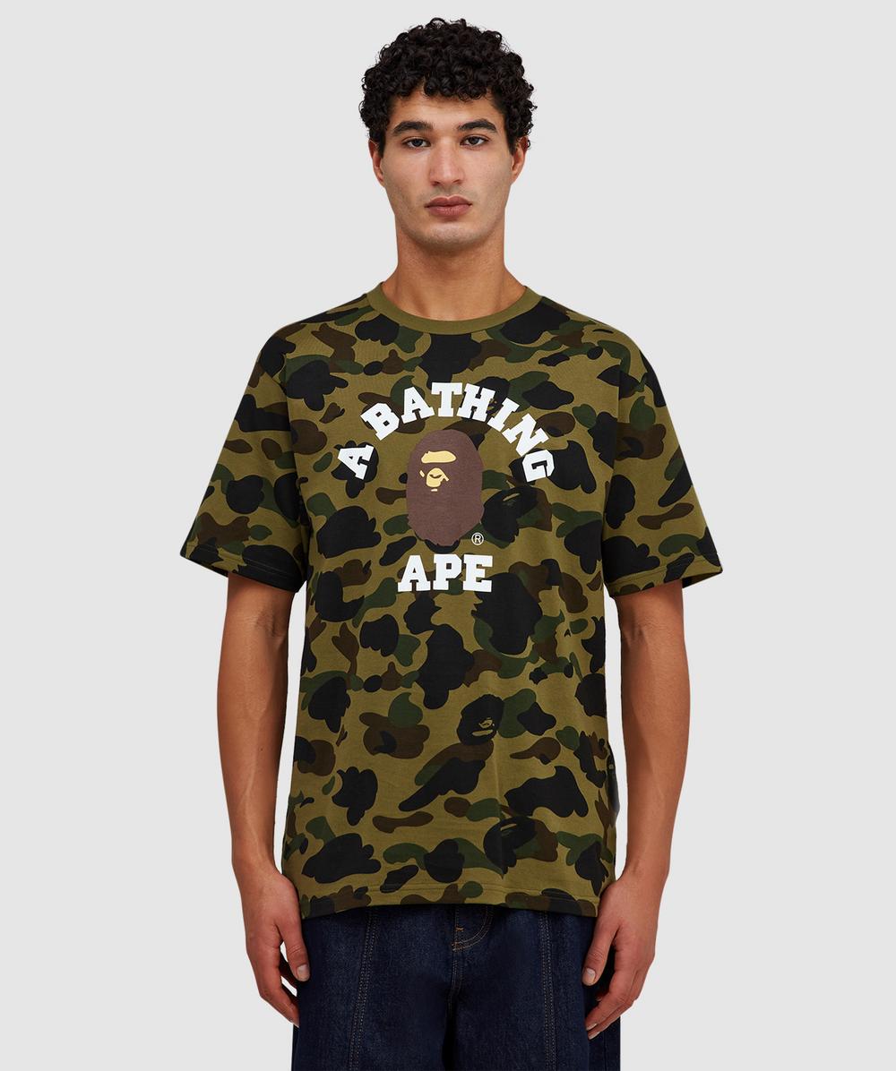 Bape - A Bathing Ape 1st Camo College T-shirt In Multi