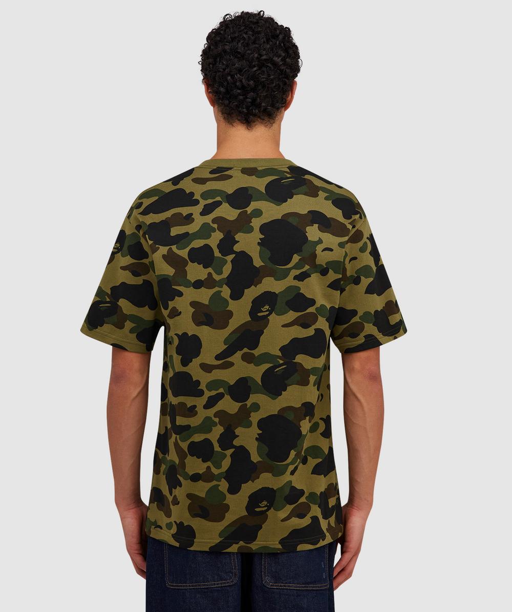 BAPE - A Bathing Ape 1st camo college t-shirt | GREEN | SEVENSTORE