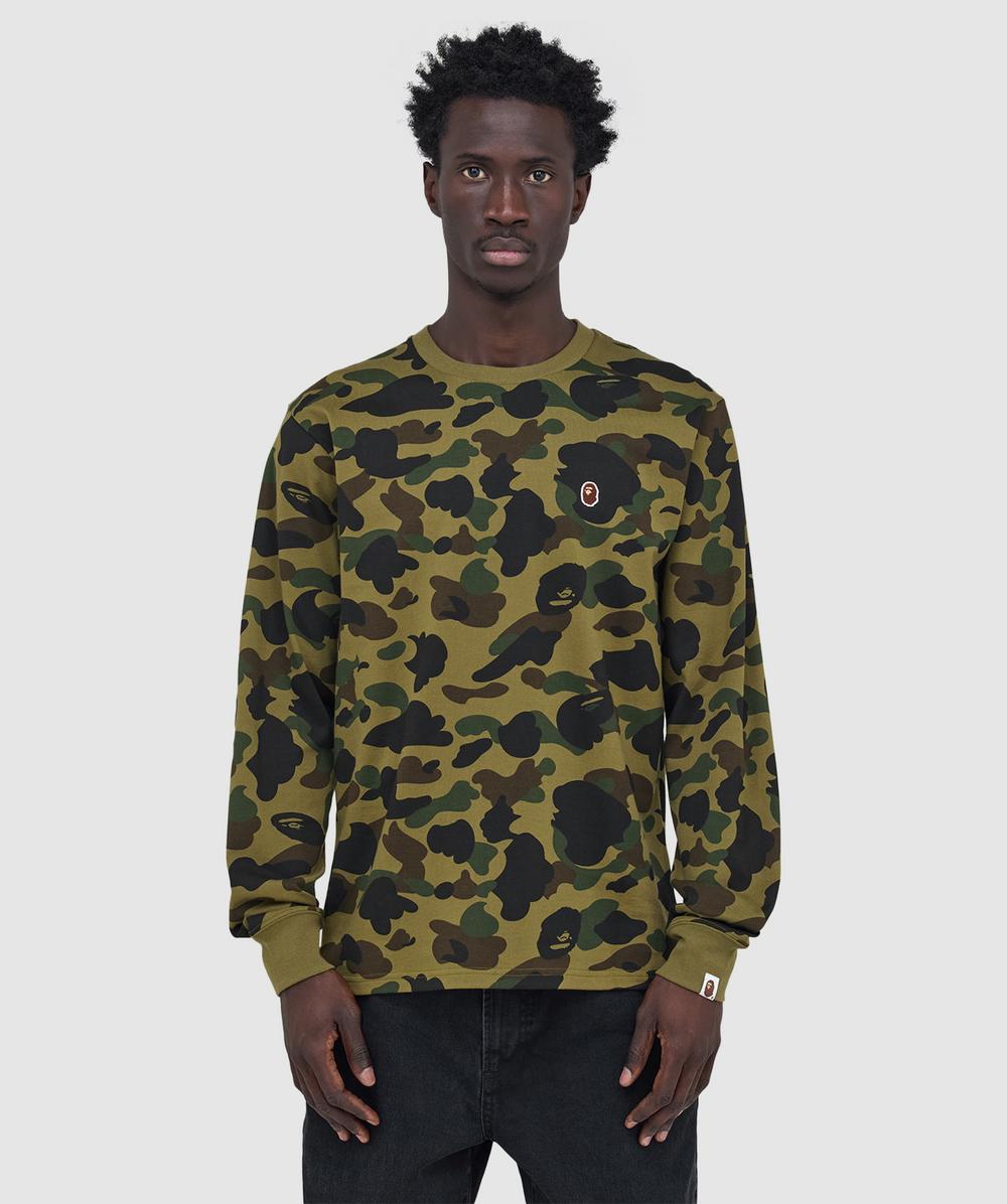 Bape - A Bathing Ape 1st Camo One Point T-shirt In Green