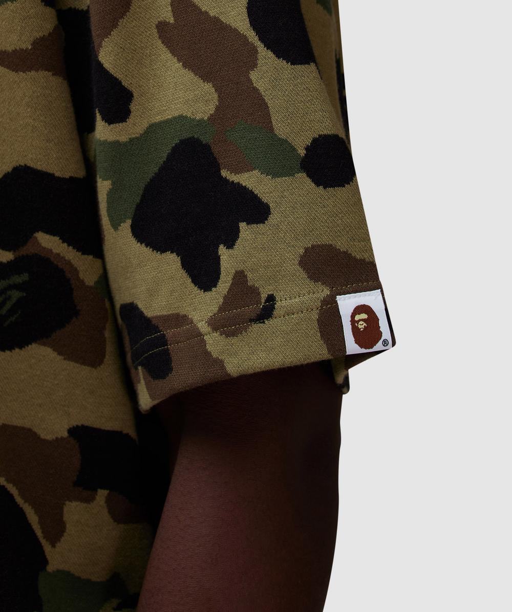 BAPE - A Bathing Ape 1st camo relaxed polo t-shirt | GREEN BAPE - A Bathing Ape 1st camo relaxed polo t-shirt | GREEN