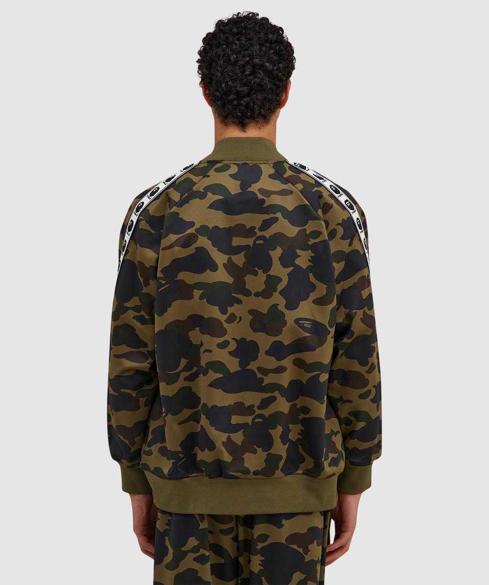 BAPE - A Bathing Ape 1st camo relaxed fit track jacket | GREEN