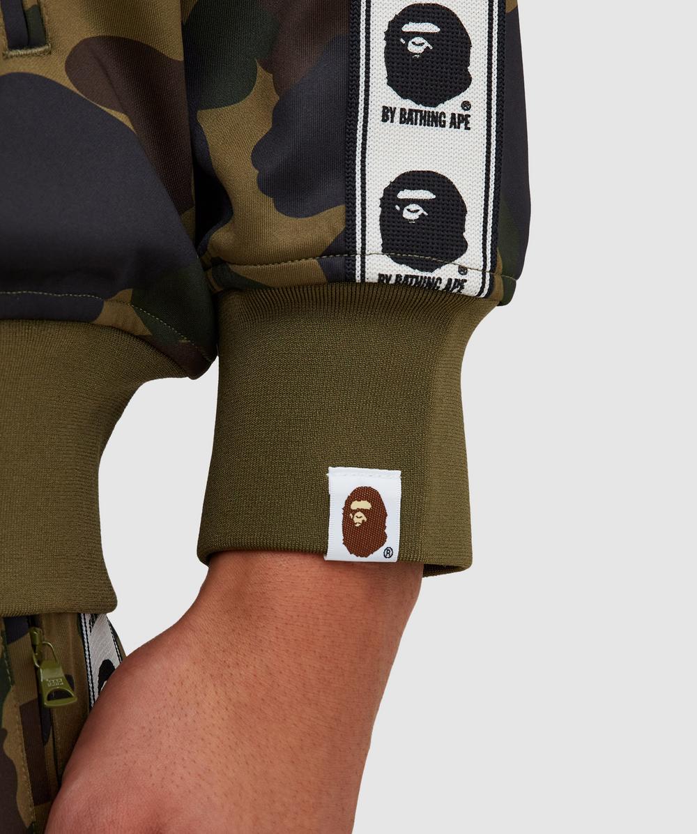 BAPE - A Bathing Ape 1st camo relaxed fit track jacket | GREEN