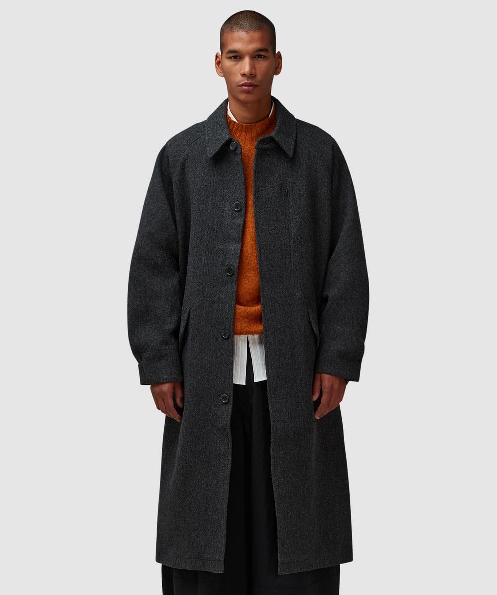 You Must Create Tyrell Trench Coat In Gray