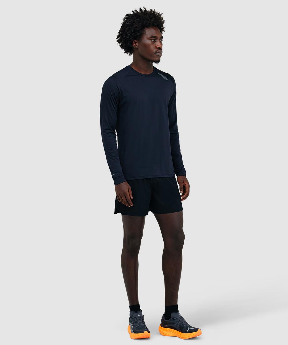 Soar Long sleeve tech t-shirt | BLACK | SEVENSTORE