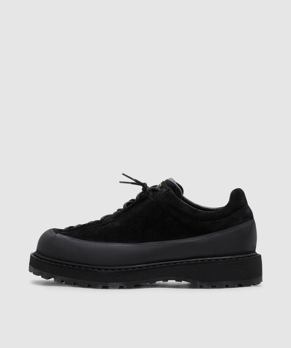 Stone Island Low Top Hiking Sneaker In Black