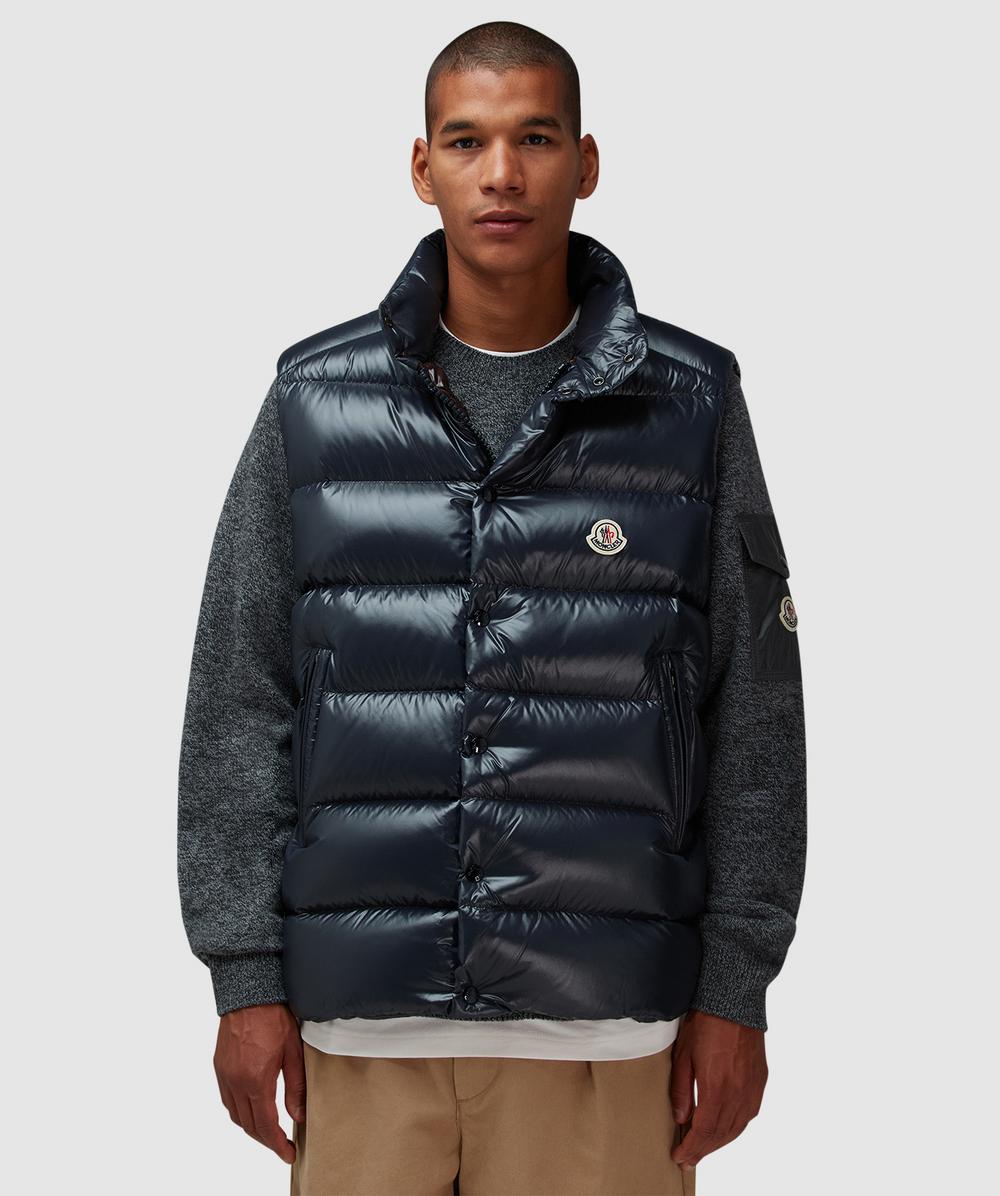 Moncler Tibb Gilet (Navy - 3) - Size 3, Male