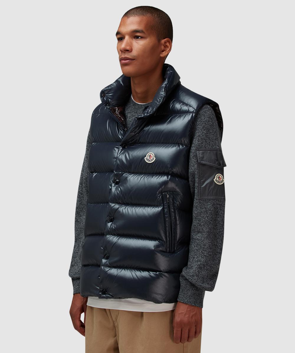 Moncler Tibb gilet | NAVY | SEVENSTORE