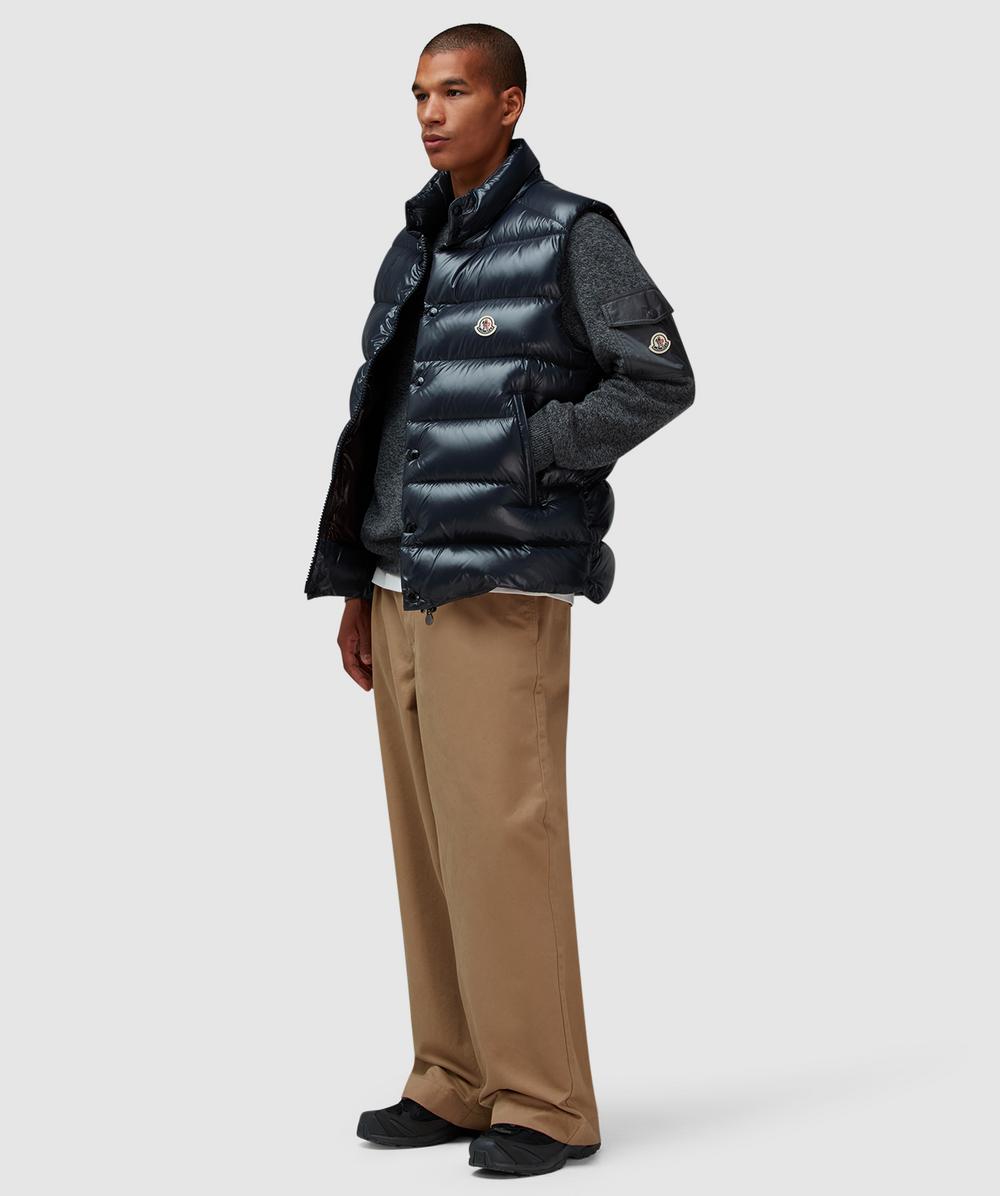 Moncler Tibb gilet | NAVY | SEVENSTORE