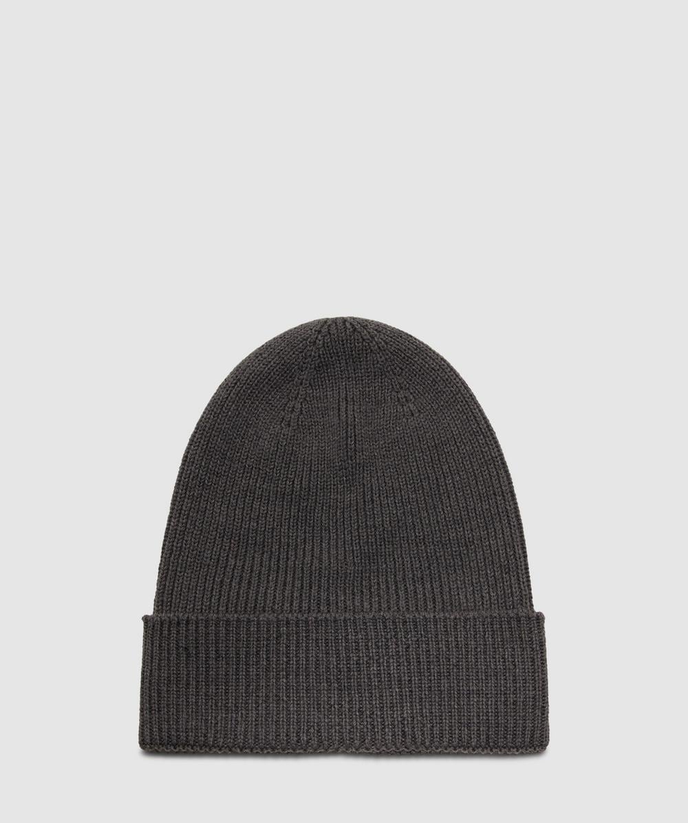 Moncler Knitted logo beanie | GREY | SEVENSTORE