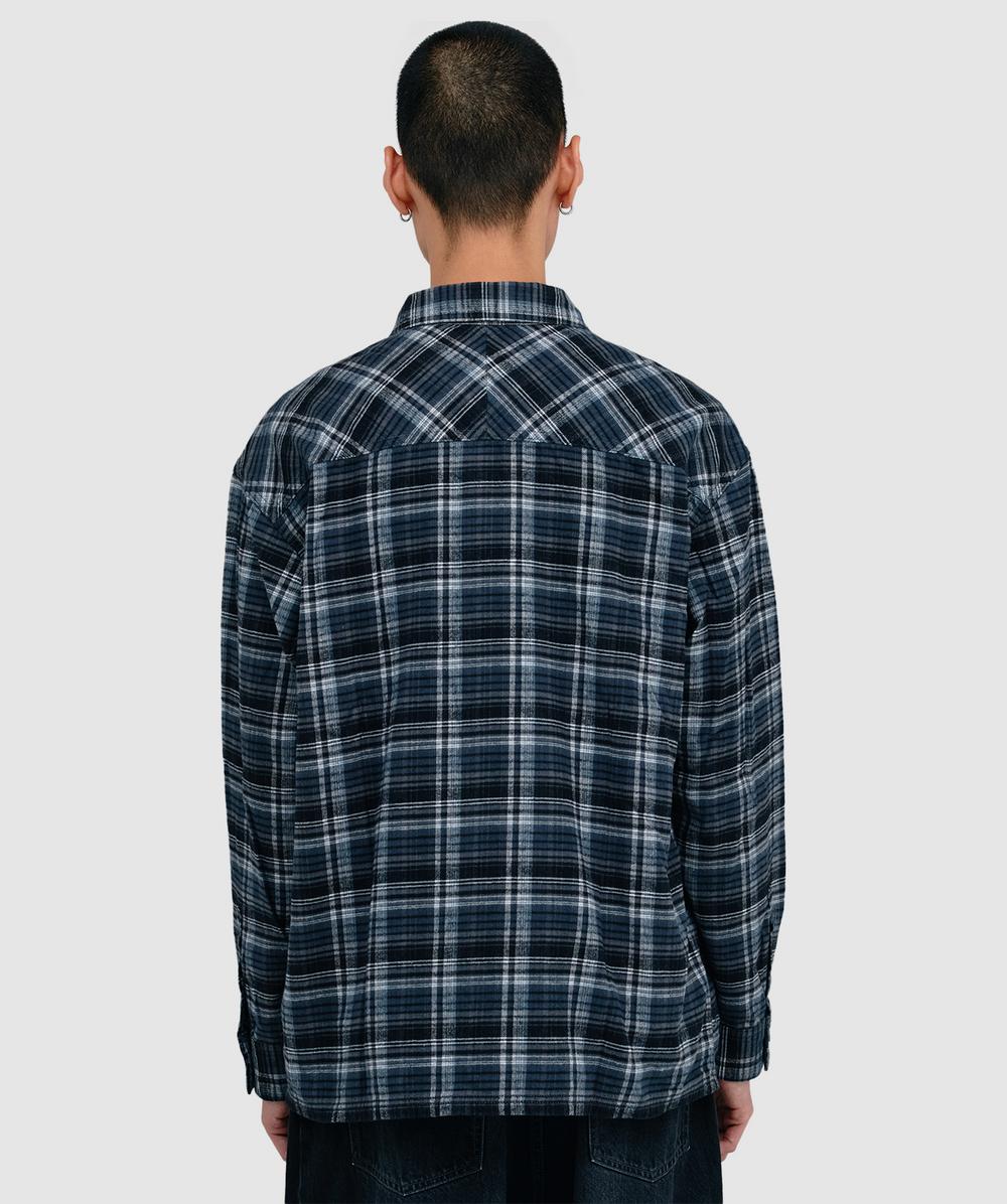Neighborhood Clan tartan shirt | GREY | SEVENSTORE