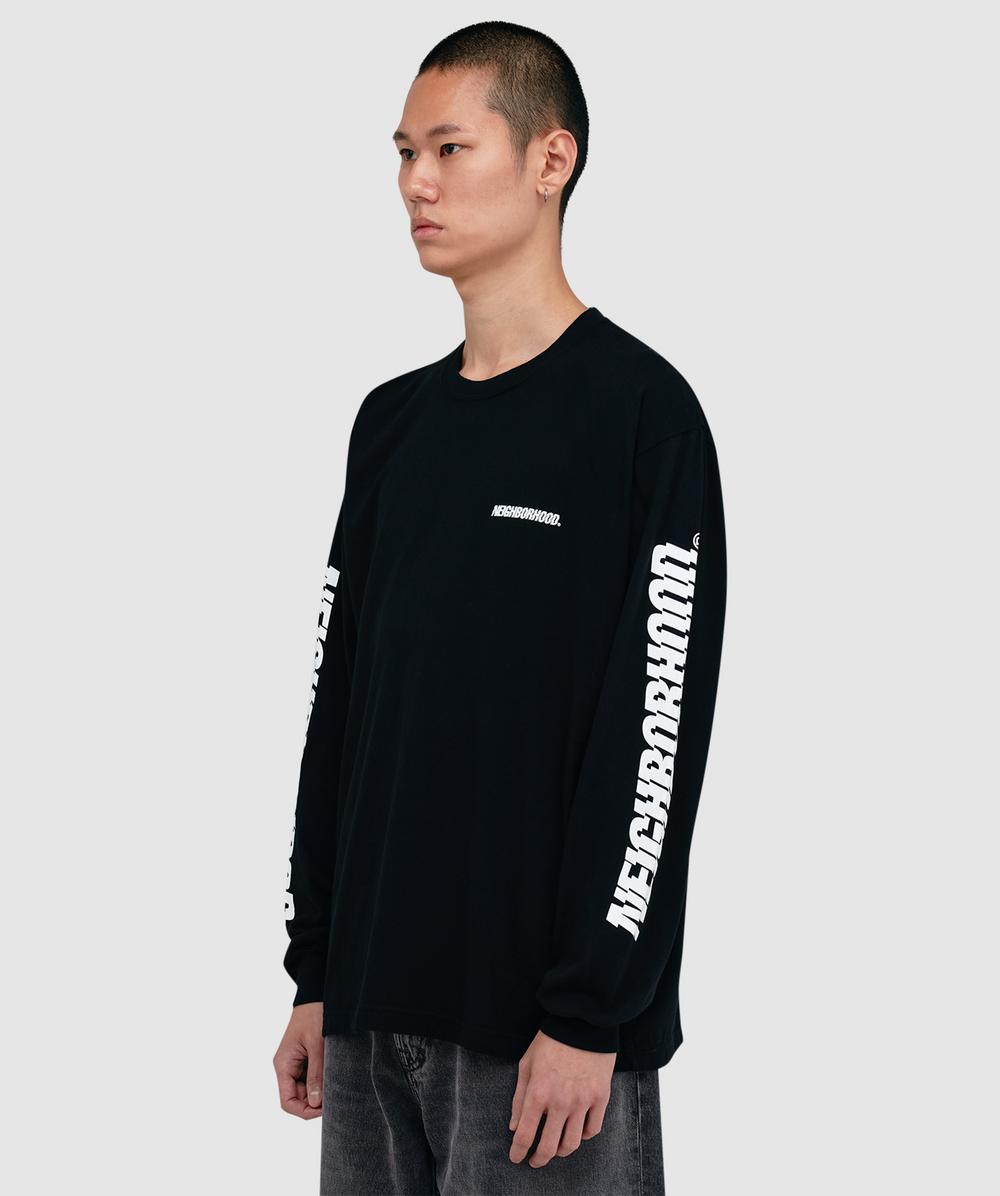 トップス NEIGHBORHOOD NH.TEE LS-1 252PCNH-LT01 Neighborhood NH ls-1 t-shirt | BLACK | SEVENSTORE