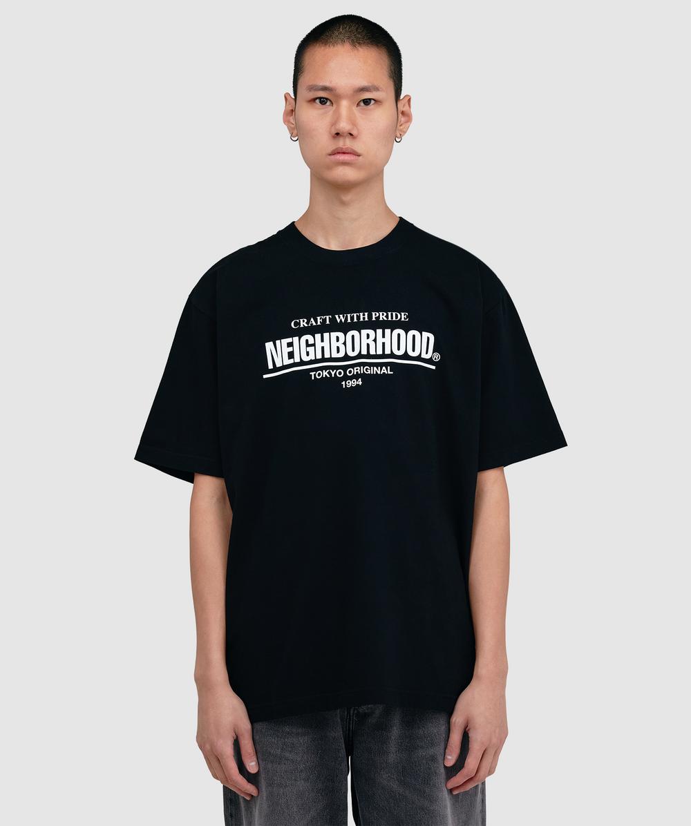 2024ss NEIGHBORHOOD Tシャツ　Mサイズ Neighborhood NH ss-1 t-shirt | BLACK | SEVENSTORE