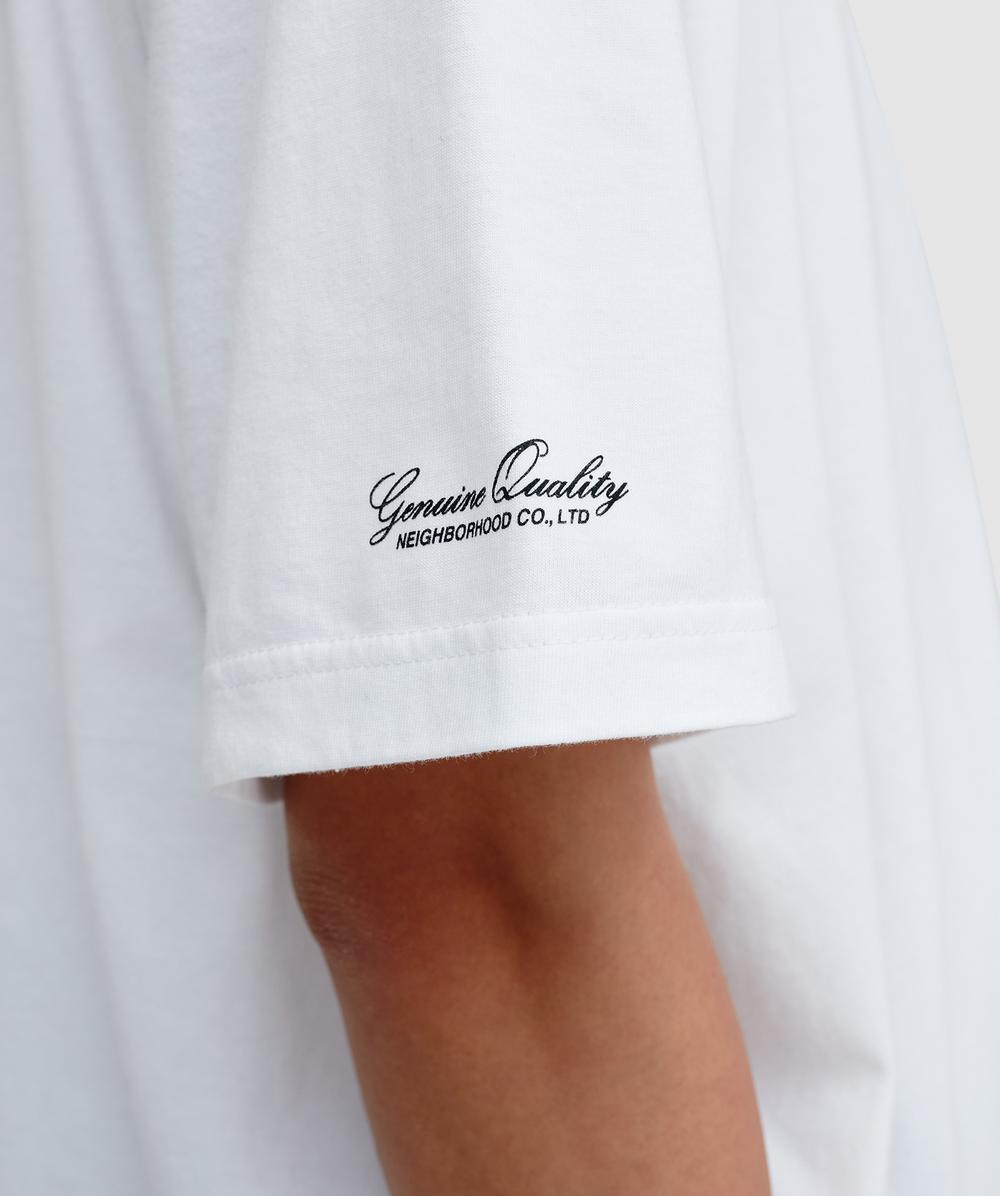 Neighborhood NH ss-5 t-shirt | WHITE | SEVENSTORE