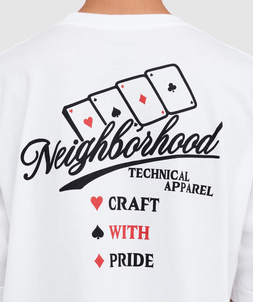 Neighborhood NH ss-8 t-shirt | WHITE | SEVENSTORE