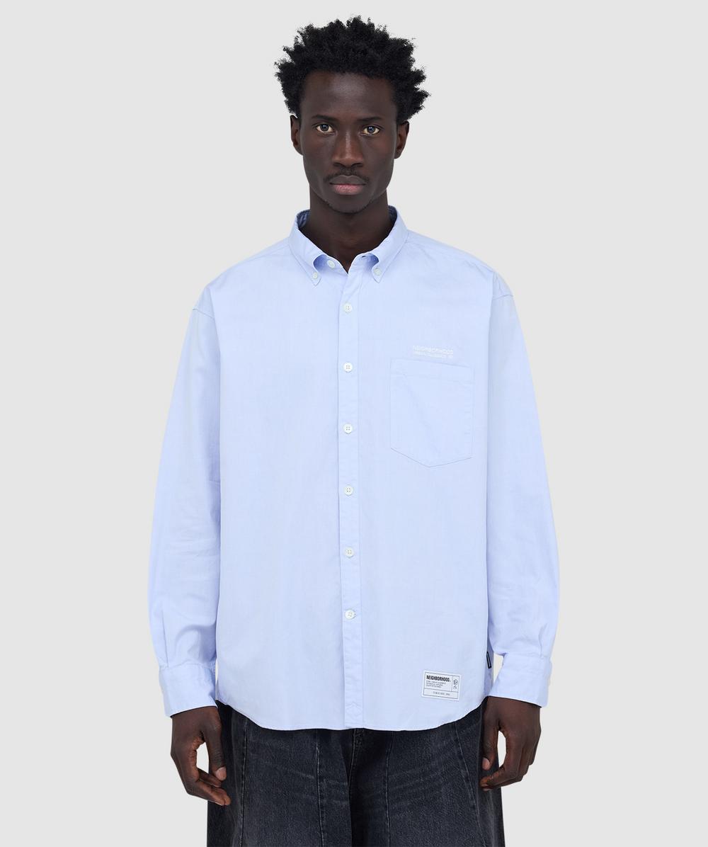 トップス B.D. SHIRT L/S BLUE STRP size3 Neighborhood Trad BD shirt | SAXE | SEVENSTORE
