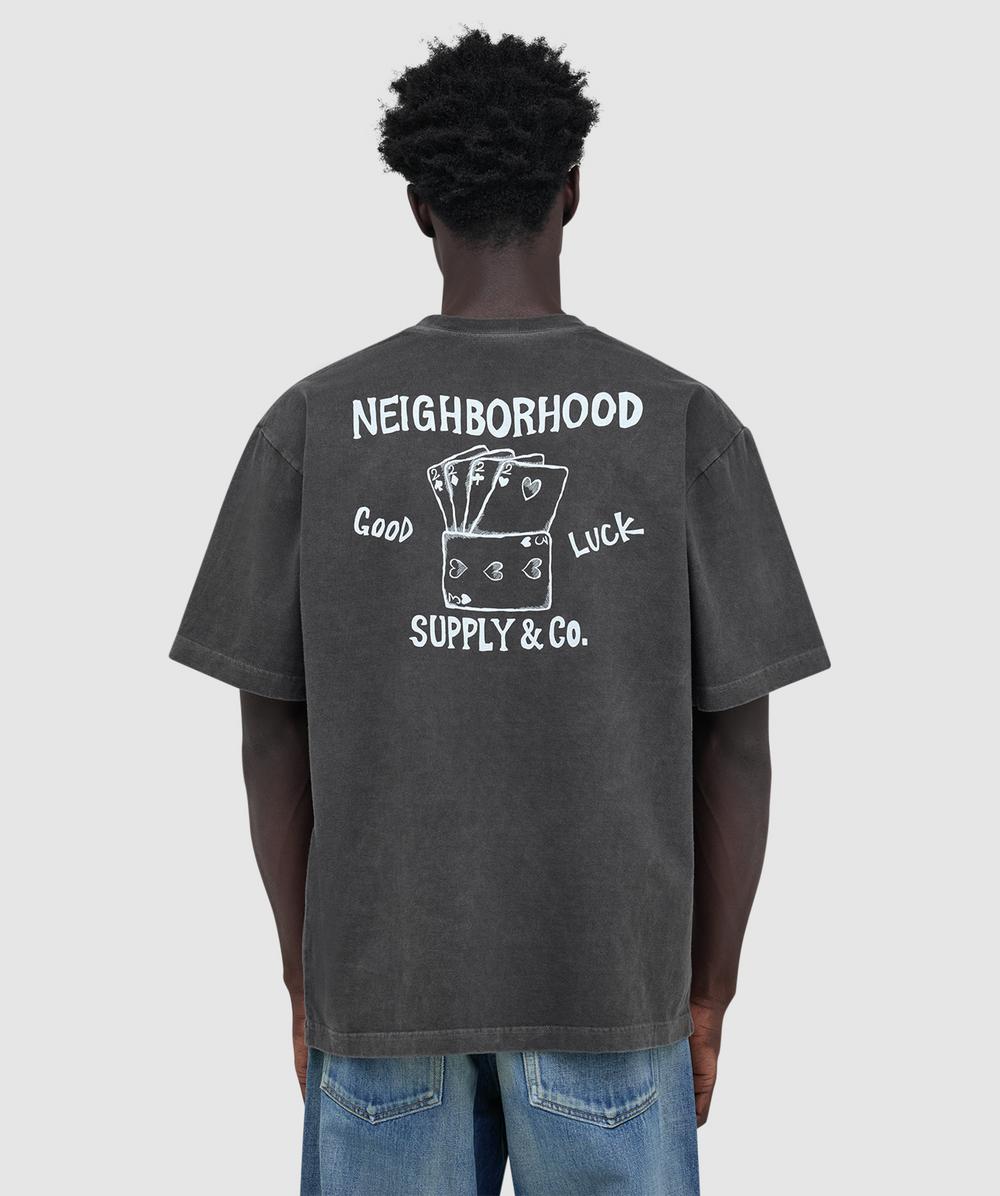 Neighborhood nh . tee ss 14 t-shirt | BLACK | SEVENSTORE