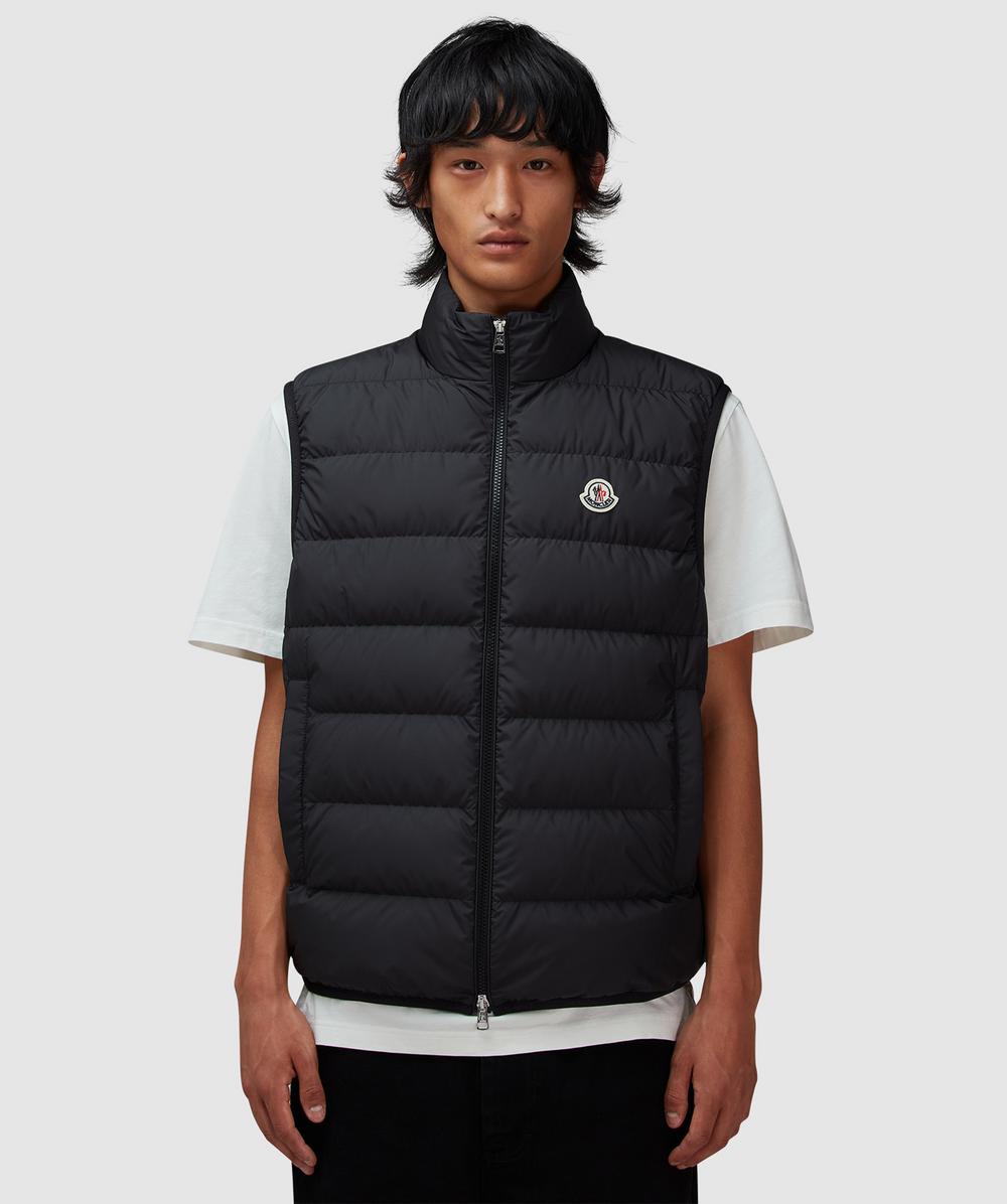 Moncler Contrin Gilet Vest (Black - 2) - Size 2, Male