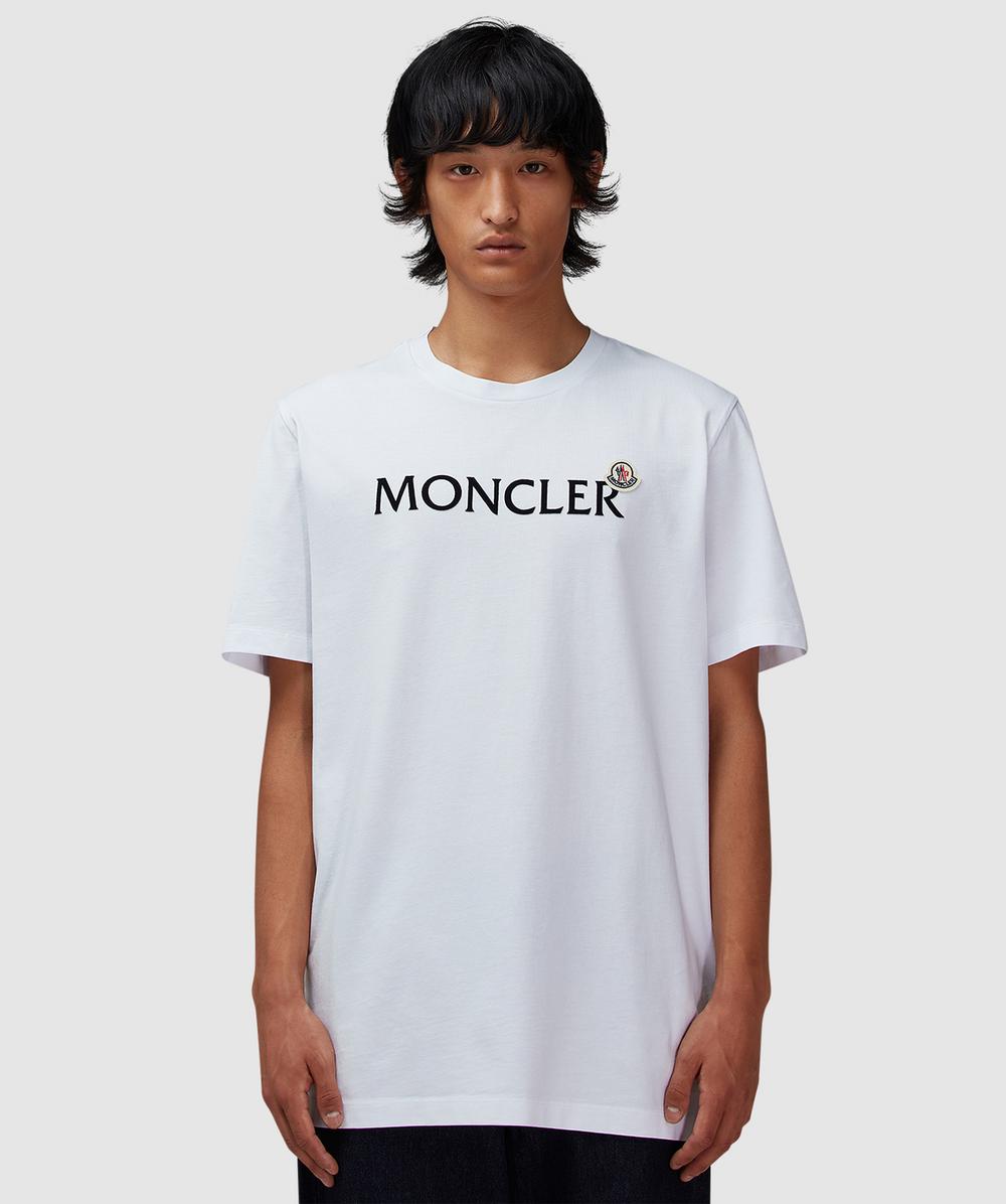 Moncler Double Logo T-shirt In White